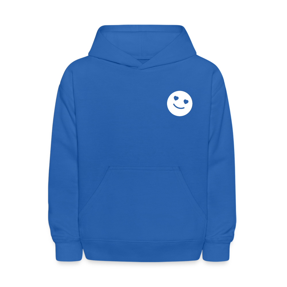 Everything Will Be Okay Love Never Fails Kids Pullover Hoodie - royal blue