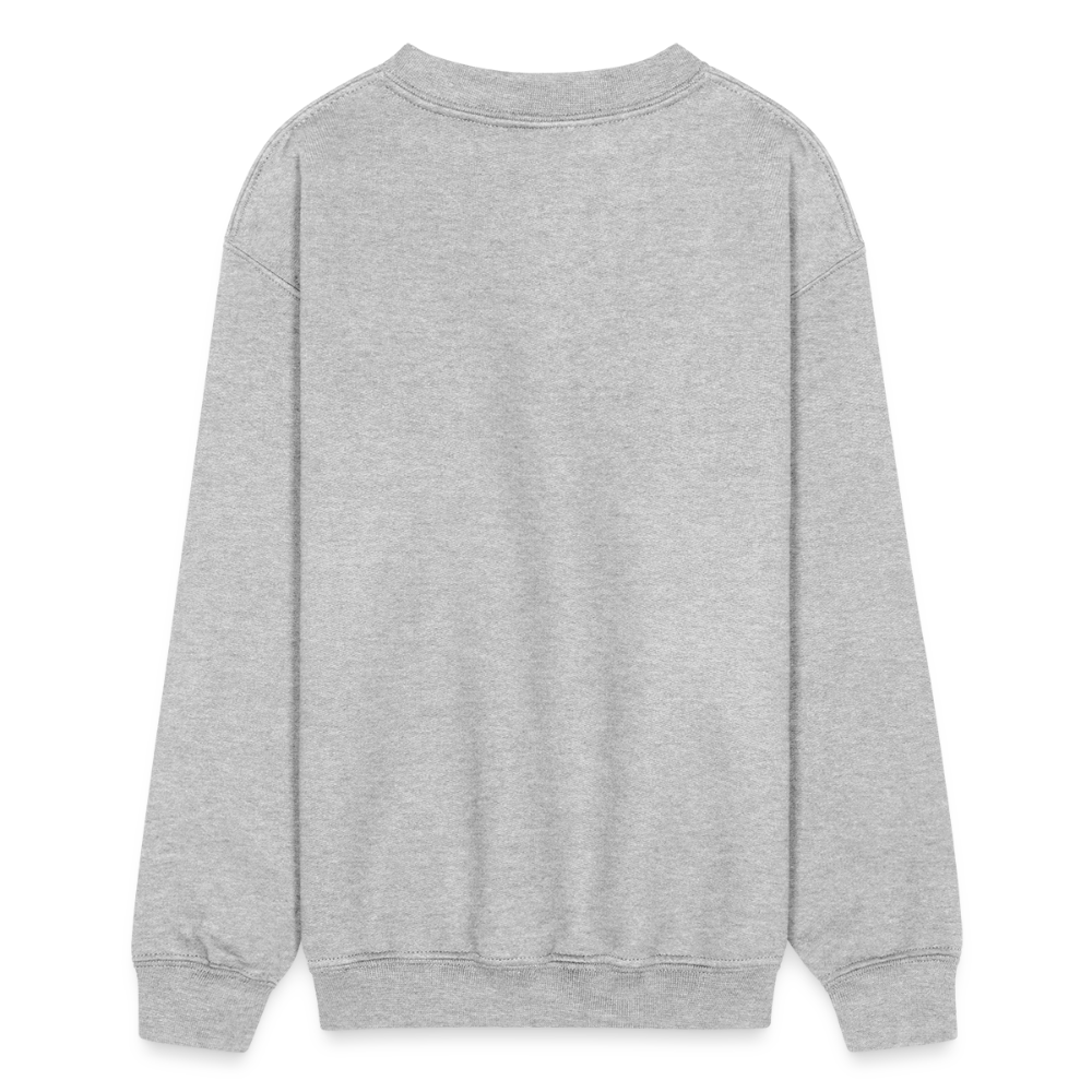 Believe You Belong Kids Crewneck Sweatshirt - heather gray