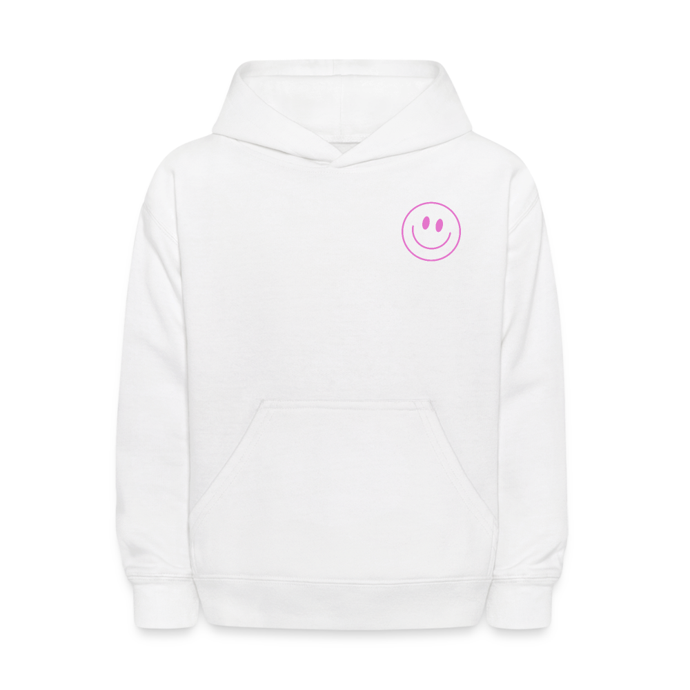 You Are Loved Smile Kids Pullover Hoodie - white