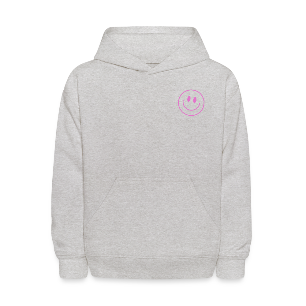 You Are Loved Smile Kids Pullover Hoodie - heather gray