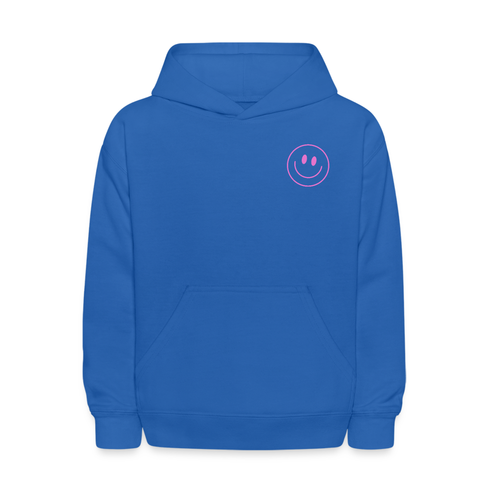 You Are Loved Smile Kids Pullover Hoodie - royal blue
