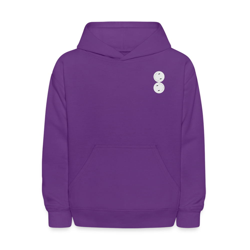 It Was Me On Your Mind Kids Pullover Hoodie - purple