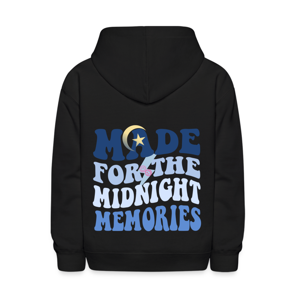 Made For The Midnight Memories Kids Pullover Hoodie - black