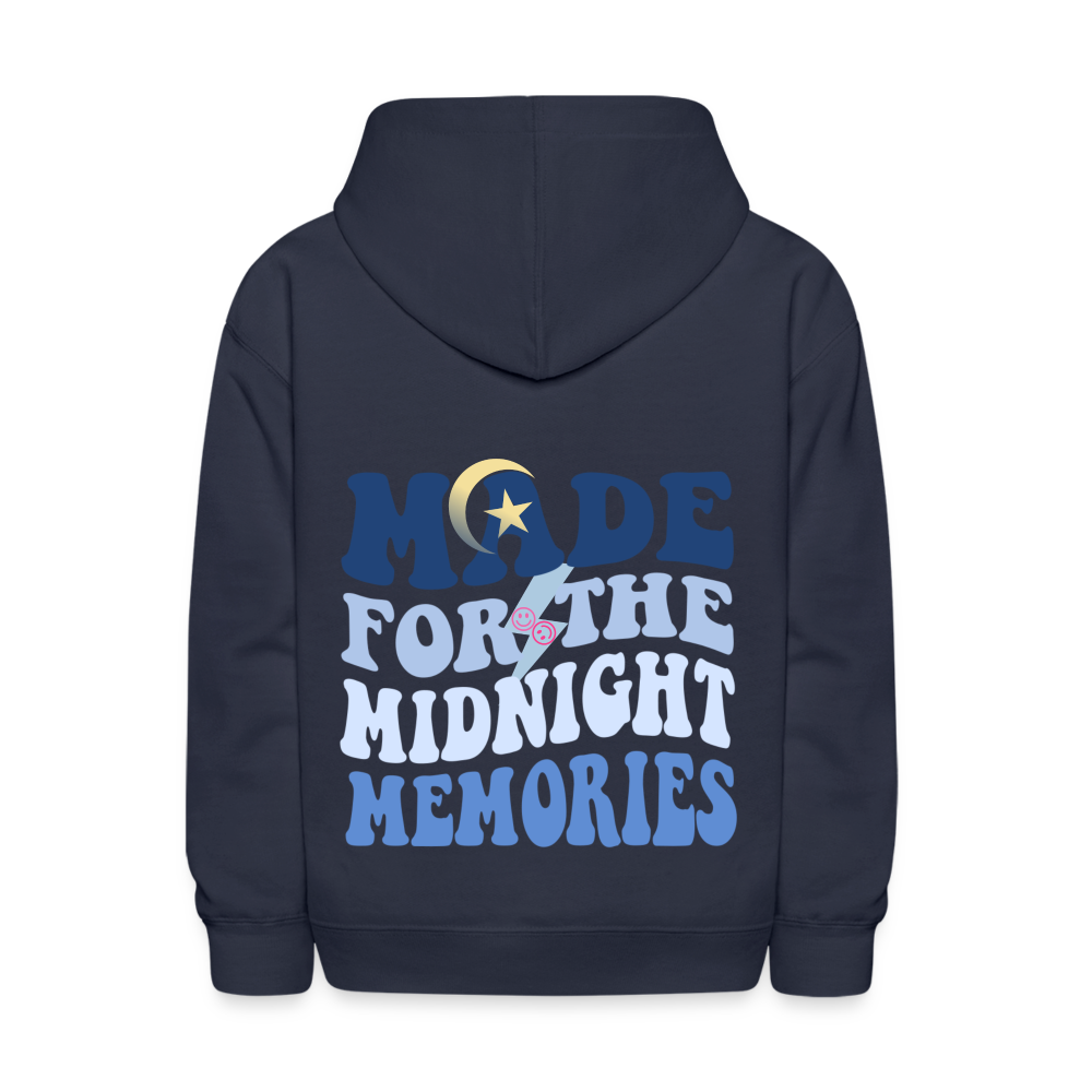 Made For The Midnight Memories Kids Pullover Hoodie - navy