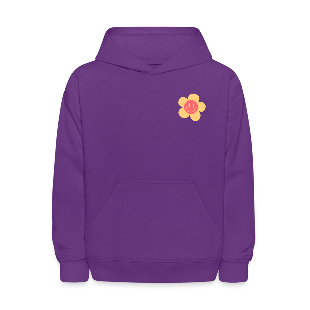 Let's Watch The Sunset Kids Pullover Hoodie - purple