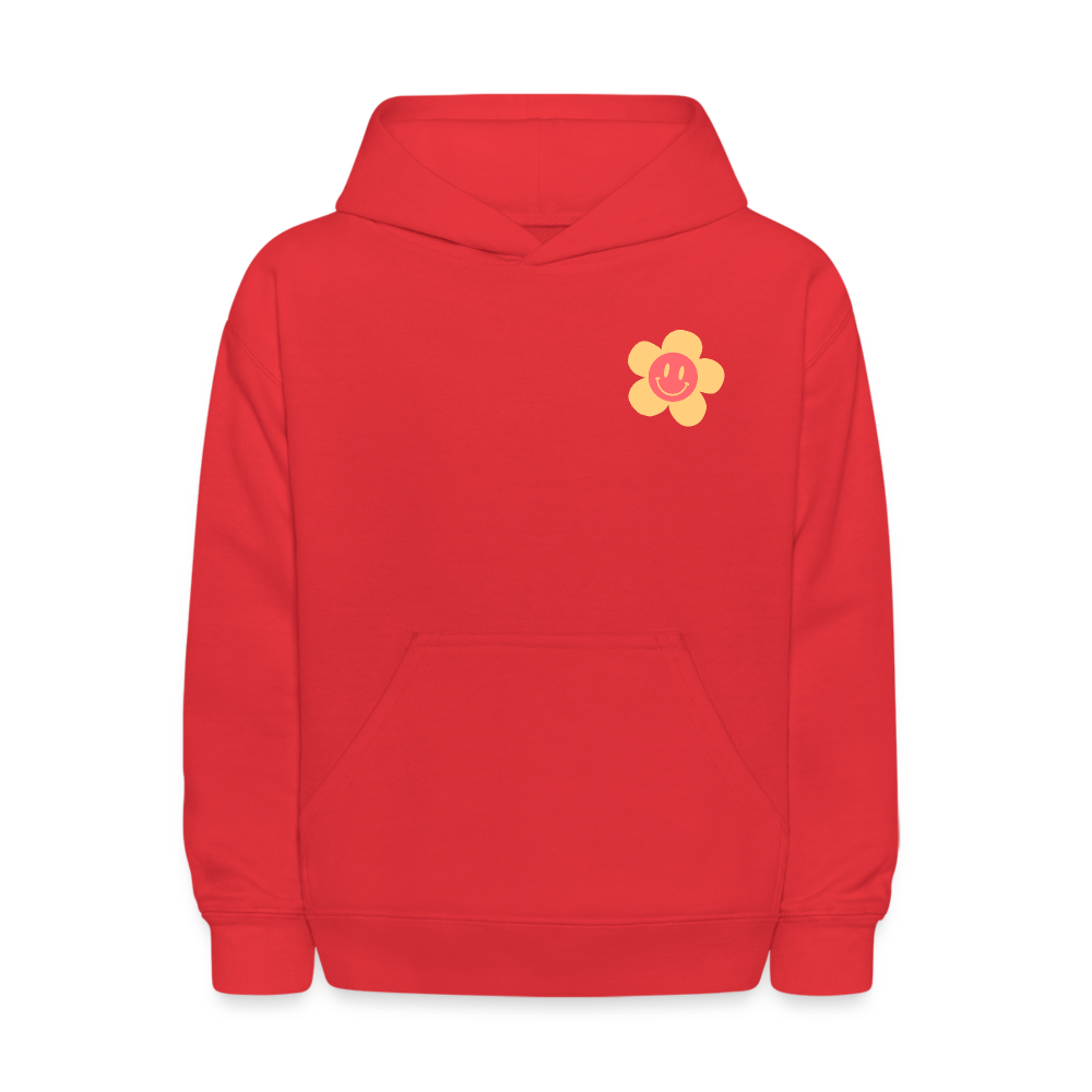 Let's Watch The Sunset Kids Pullover Hoodie - red