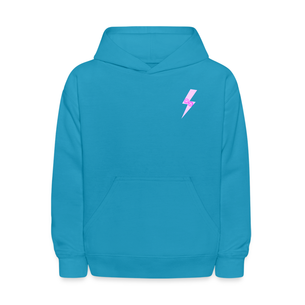 Good Daze on My Mind Kids Pullover Hoodie - turquoise