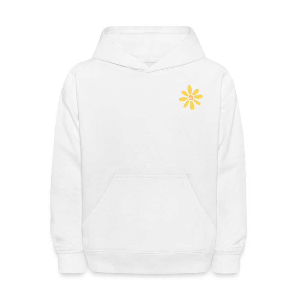 I Love You Like a Sunflower Loves The Sun Kids Pullover Hoodie - white