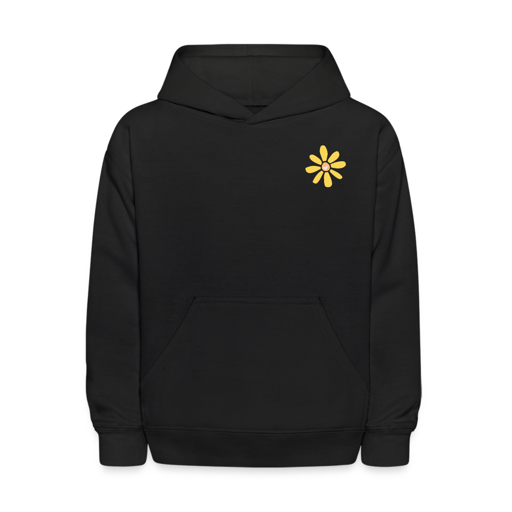I Love You Like a Sunflower Loves The Sun Kids Pullover Hoodie - black