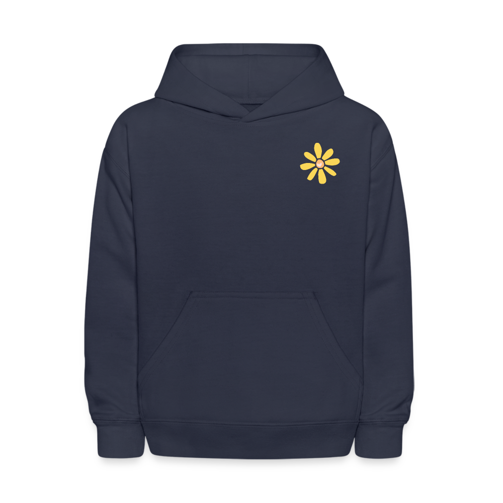 I Love You Like a Sunflower Loves The Sun Kids Pullover Hoodie - navy