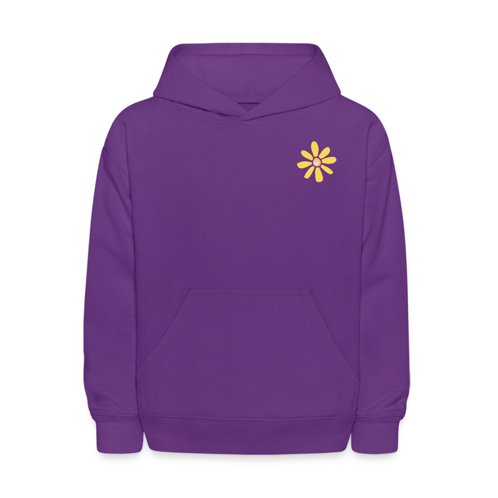 I Love You Like a Sunflower Loves The Sun Kids Pullover Hoodie - purple