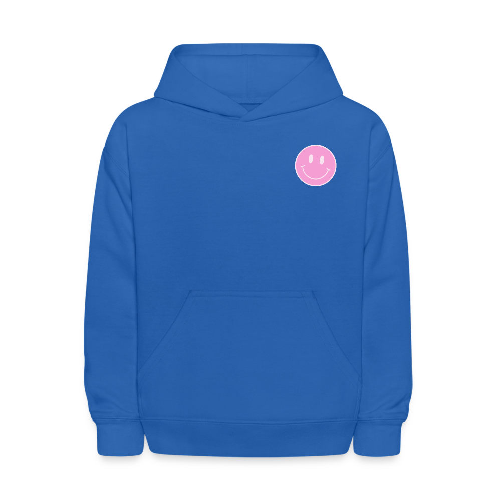 Have A Good Day Retro Smile Kids Pullover Hoodie - royal blue
