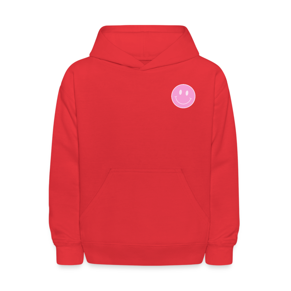 Have A Good Day Retro Smile Kids Pullover Hoodie - red