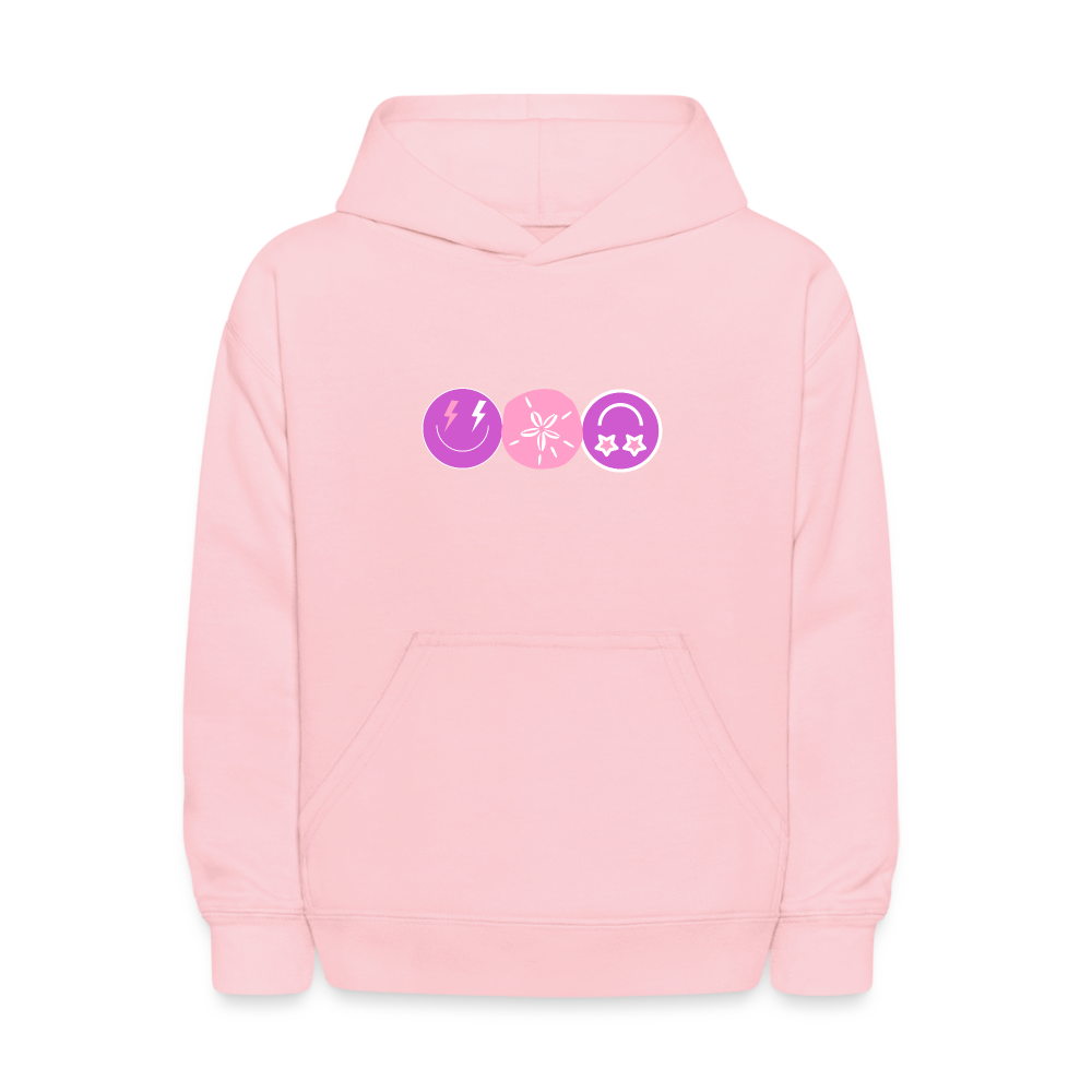 See You At The Beach Kids Pullover Hoodie Print - pink