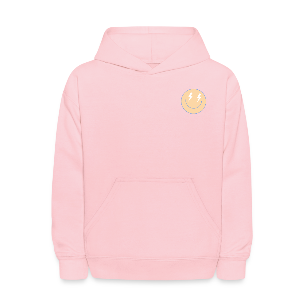Sunsets Catch Waves Kids Pullover Hoodie Print - pink