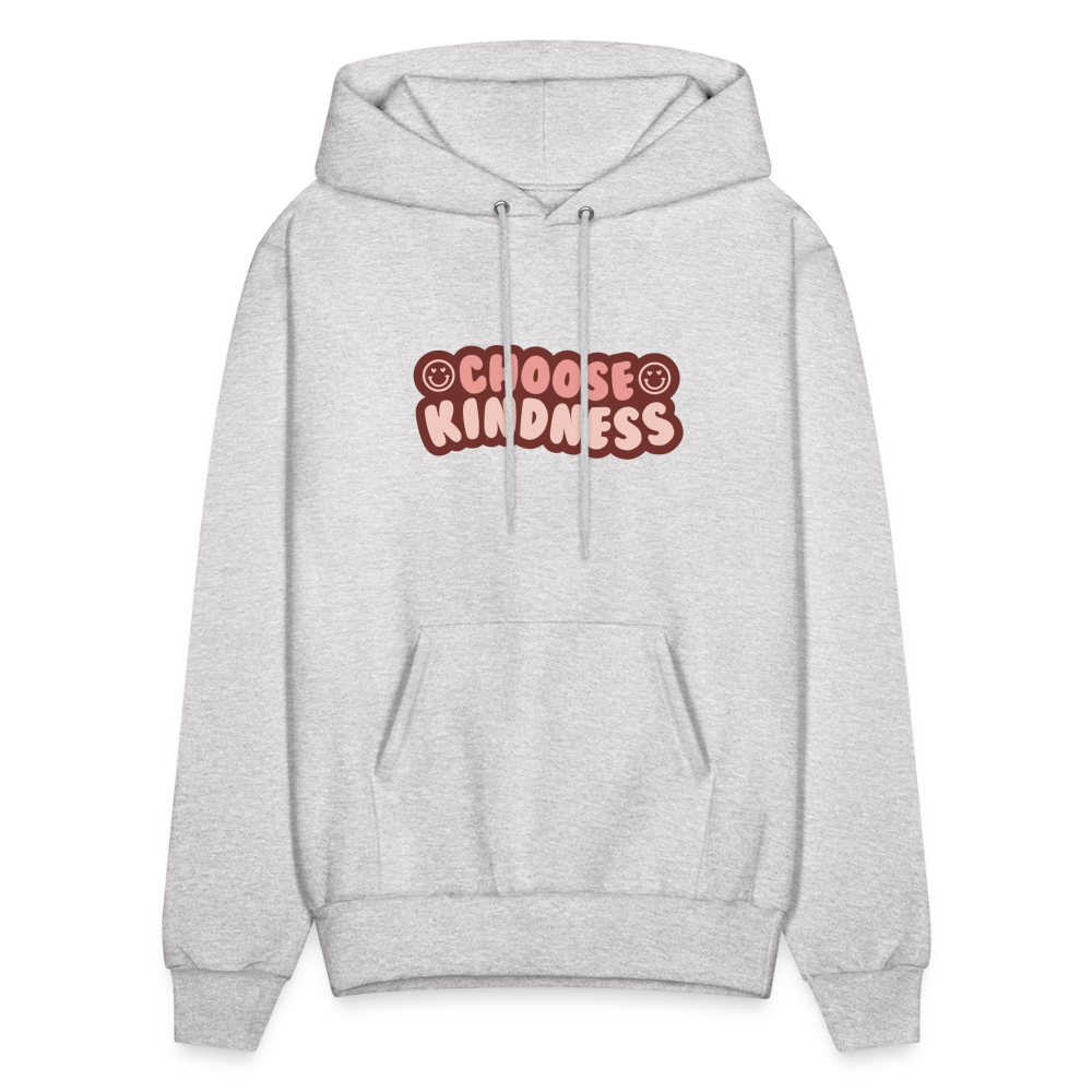 Choose Kindness Pullover Hoodie - ash 