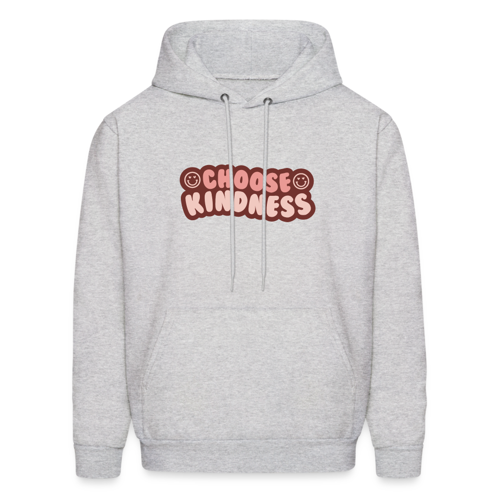 Choose Kindness Pullover Hoodie - ash 