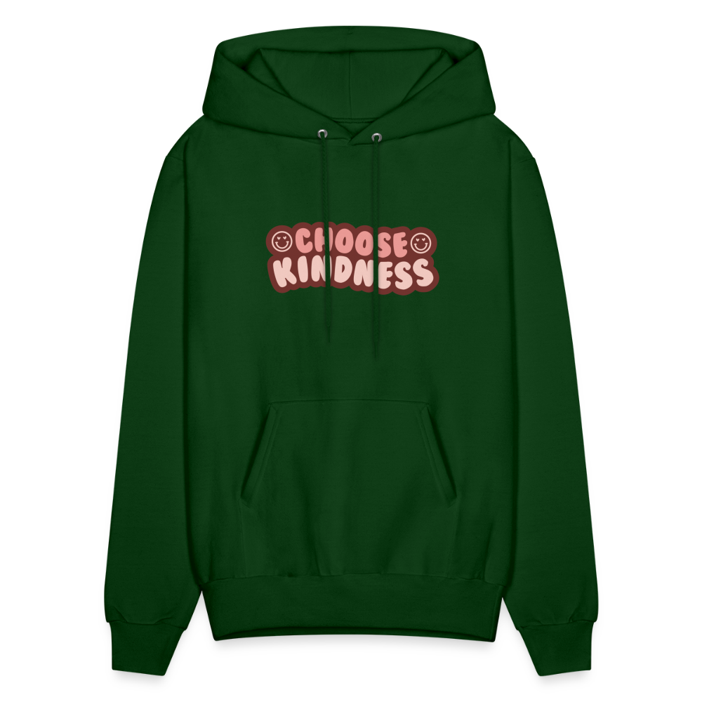 Choose Kindness Pullover Hoodie - forest green