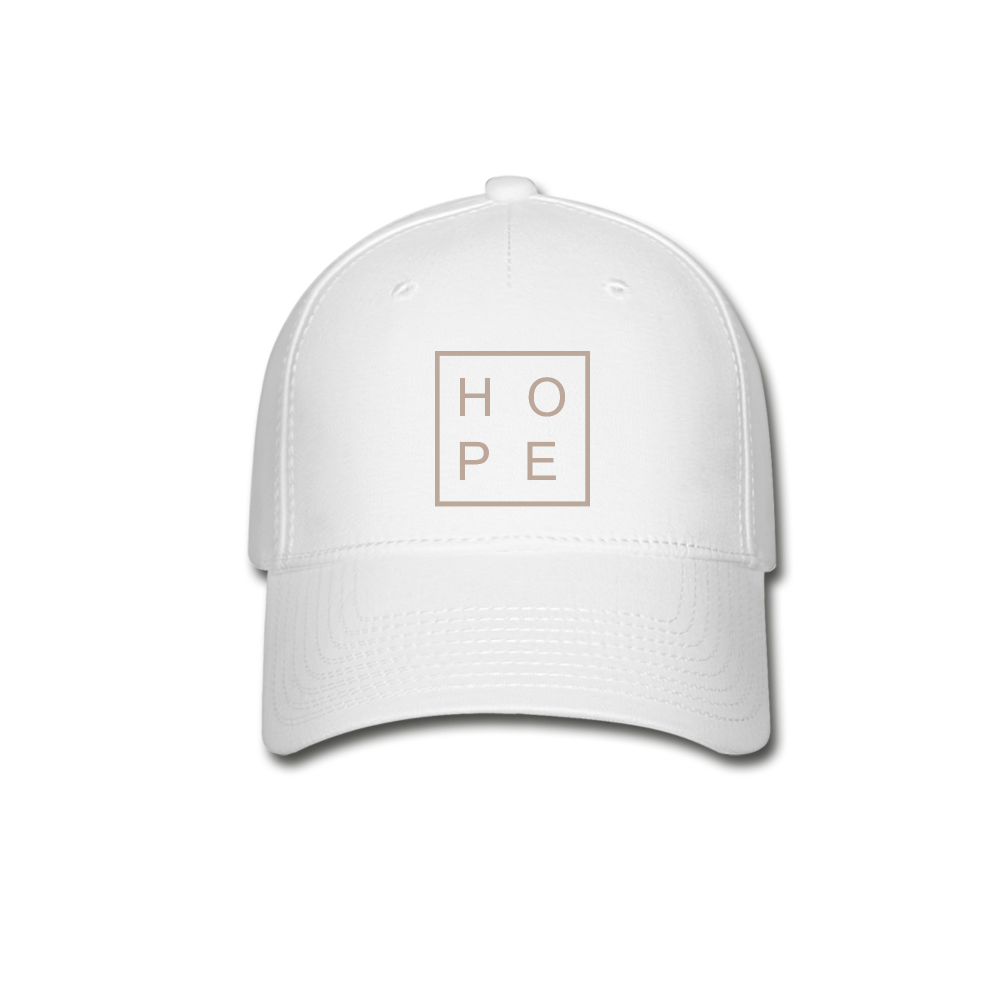 HOPE Baseball Cap - white