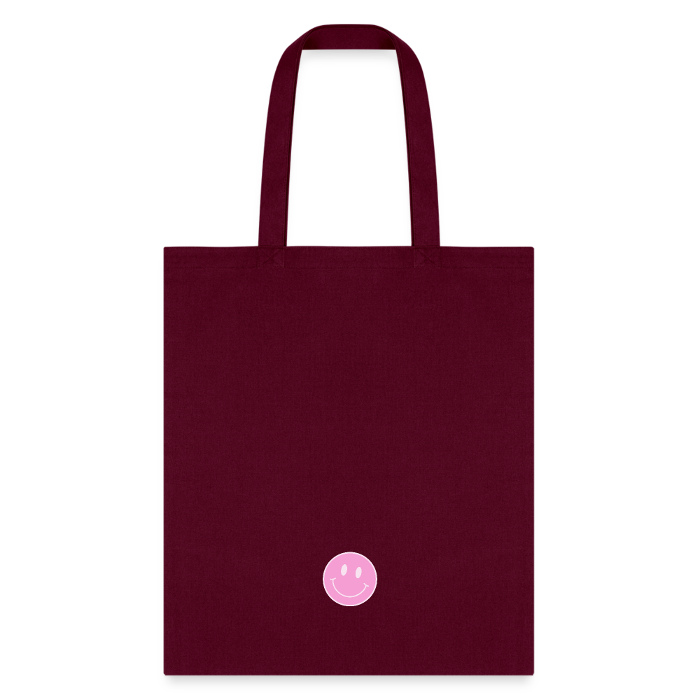 Have A Good Day Retro Design Tote Bag - burgundy
