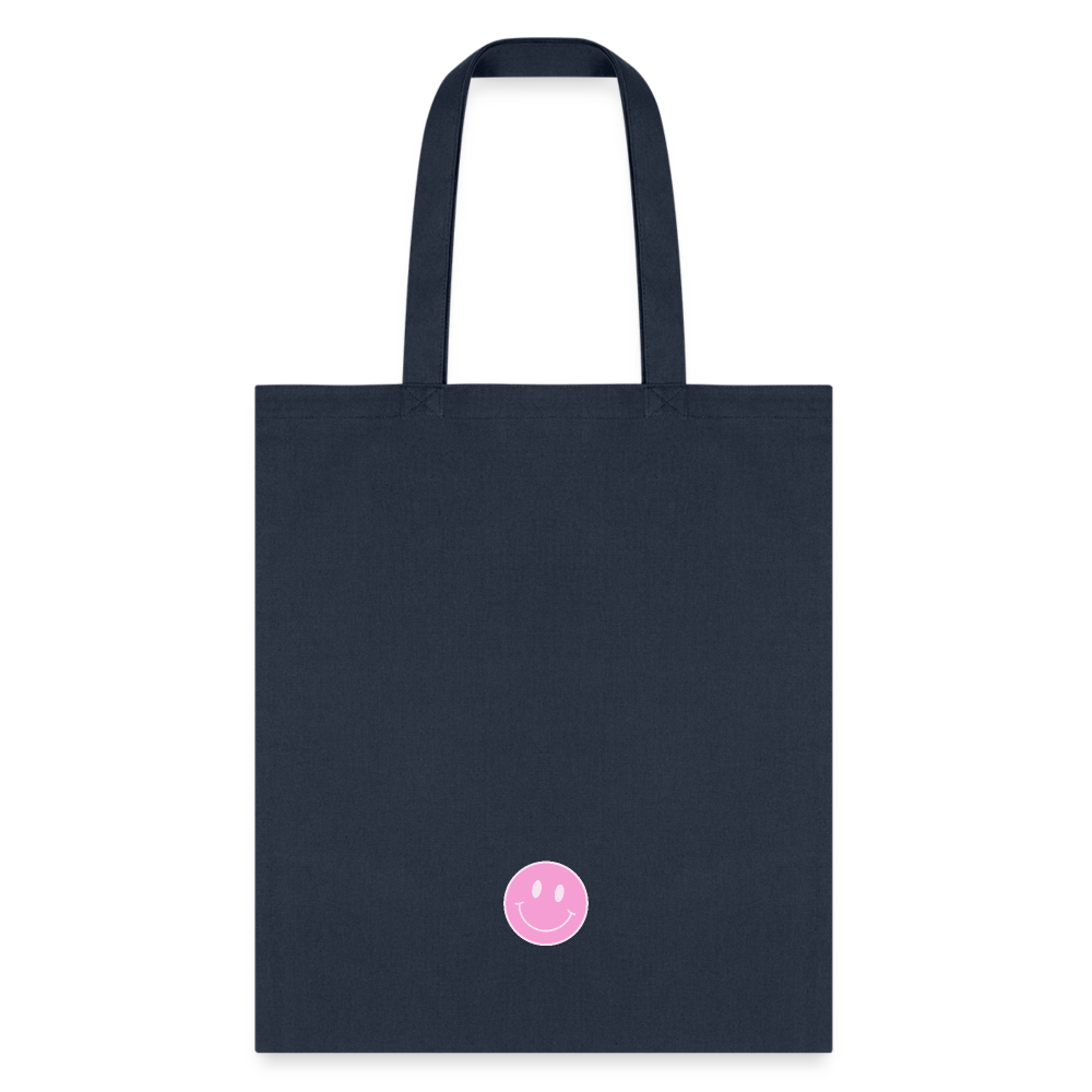 Have A Good Day Retro Design Tote Bag - navy