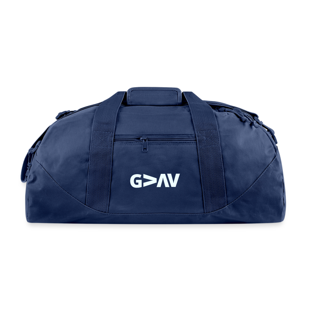 God is Greater Duffel Bag - navy