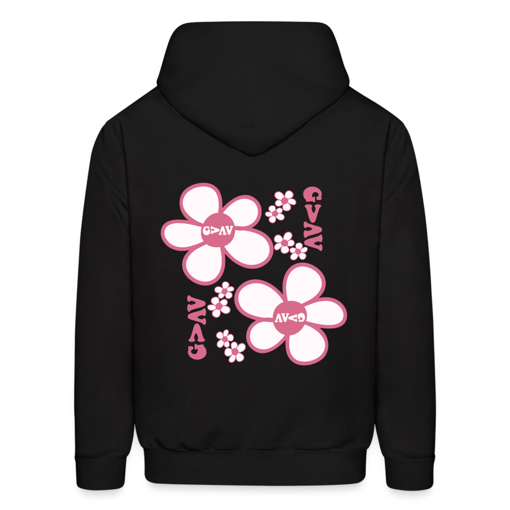 God Is Greater Than Our Highs and Lows Pink Daisies Hoodie - black