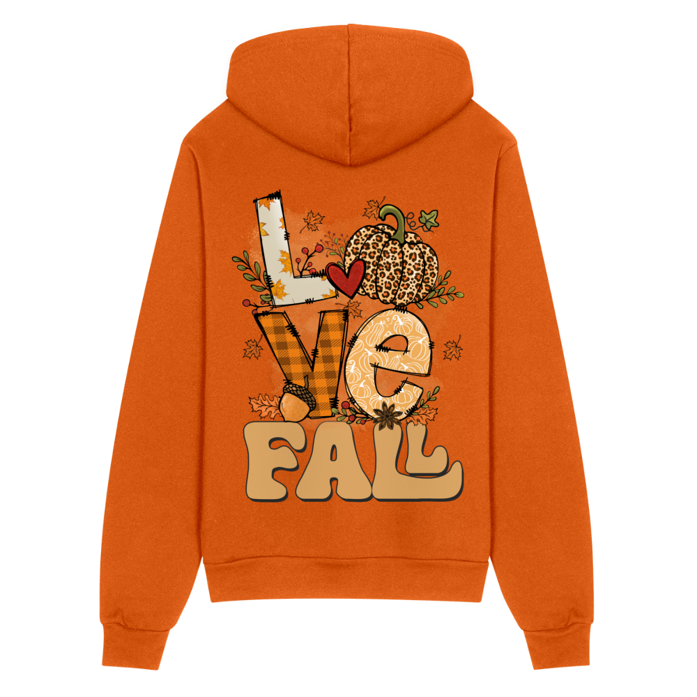 LOVE Fall Sweet Fall Adult Zip-Up Hoodie - autumn