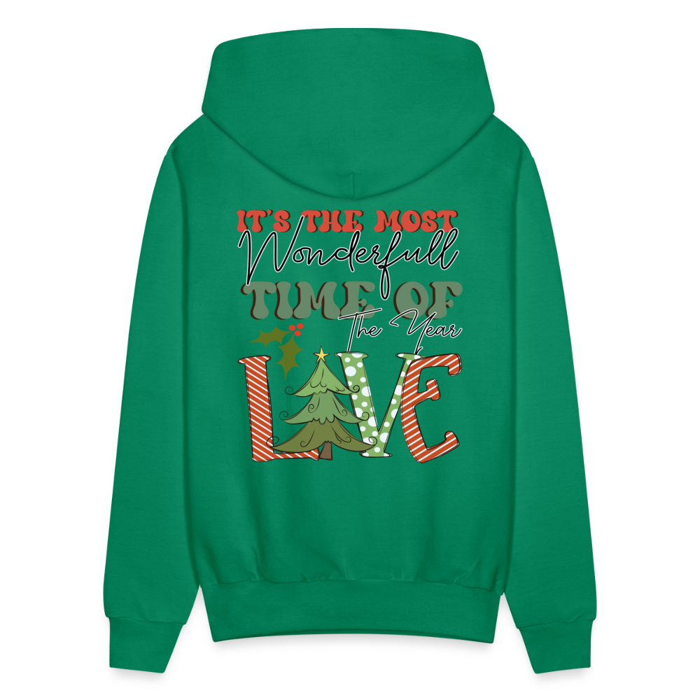 The Most Wonderful Time of The Year Christmas Hoodie Sweatshirt - kelly green