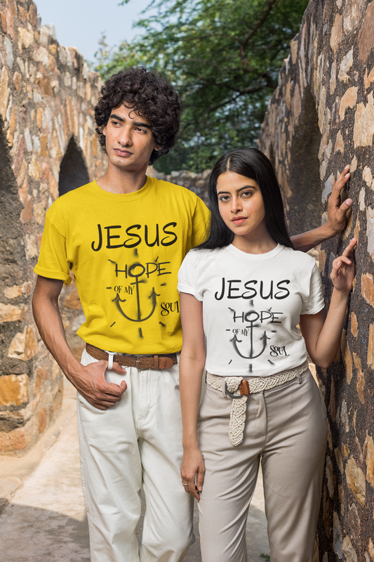 Jesus Hope of My Soul Anchor Youth Cotton T-Shirt