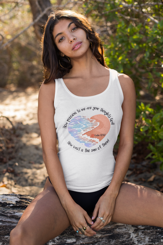 The Sand on The Seashore Women’s Softstyle Tank Top Design Print