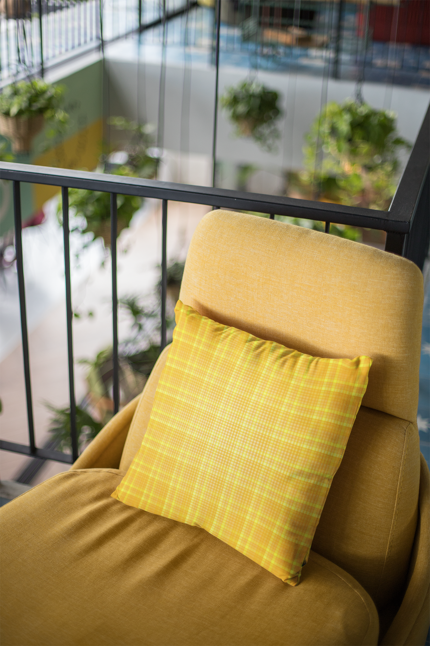 Yellow Sunshine Throw Pillow