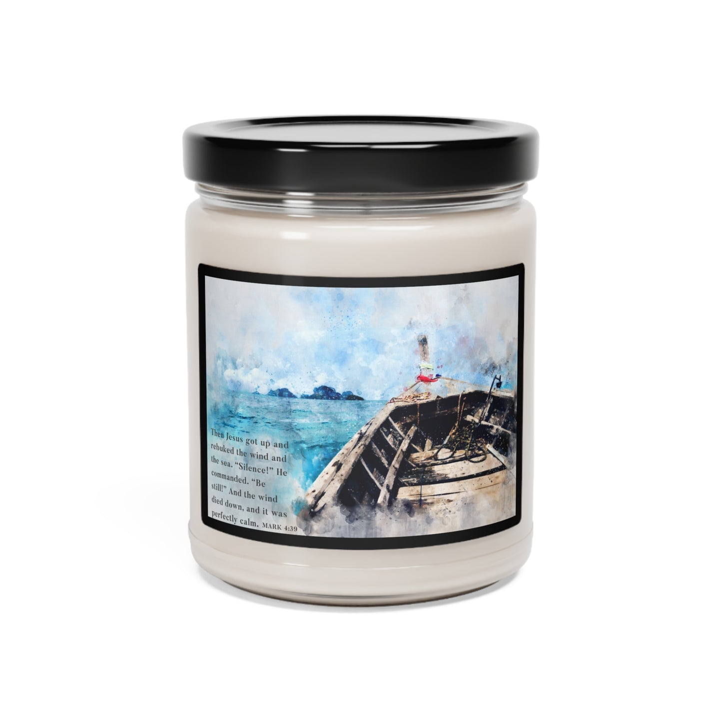 The Wind and The Sea Aromatherapy Sea Salt Soy Candle, 9oz