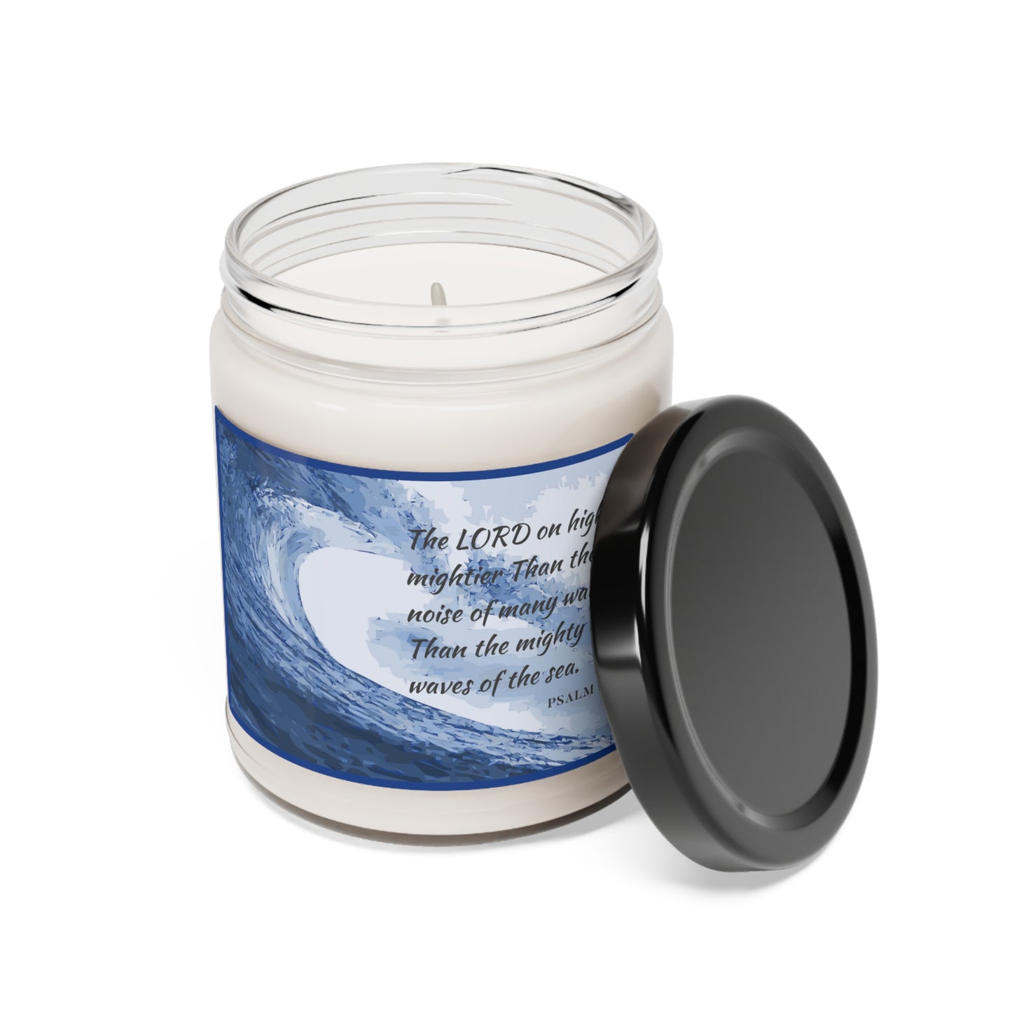 Mightier Than The Waves Sea Salt Aromatherapy Soy Candle, 9oz