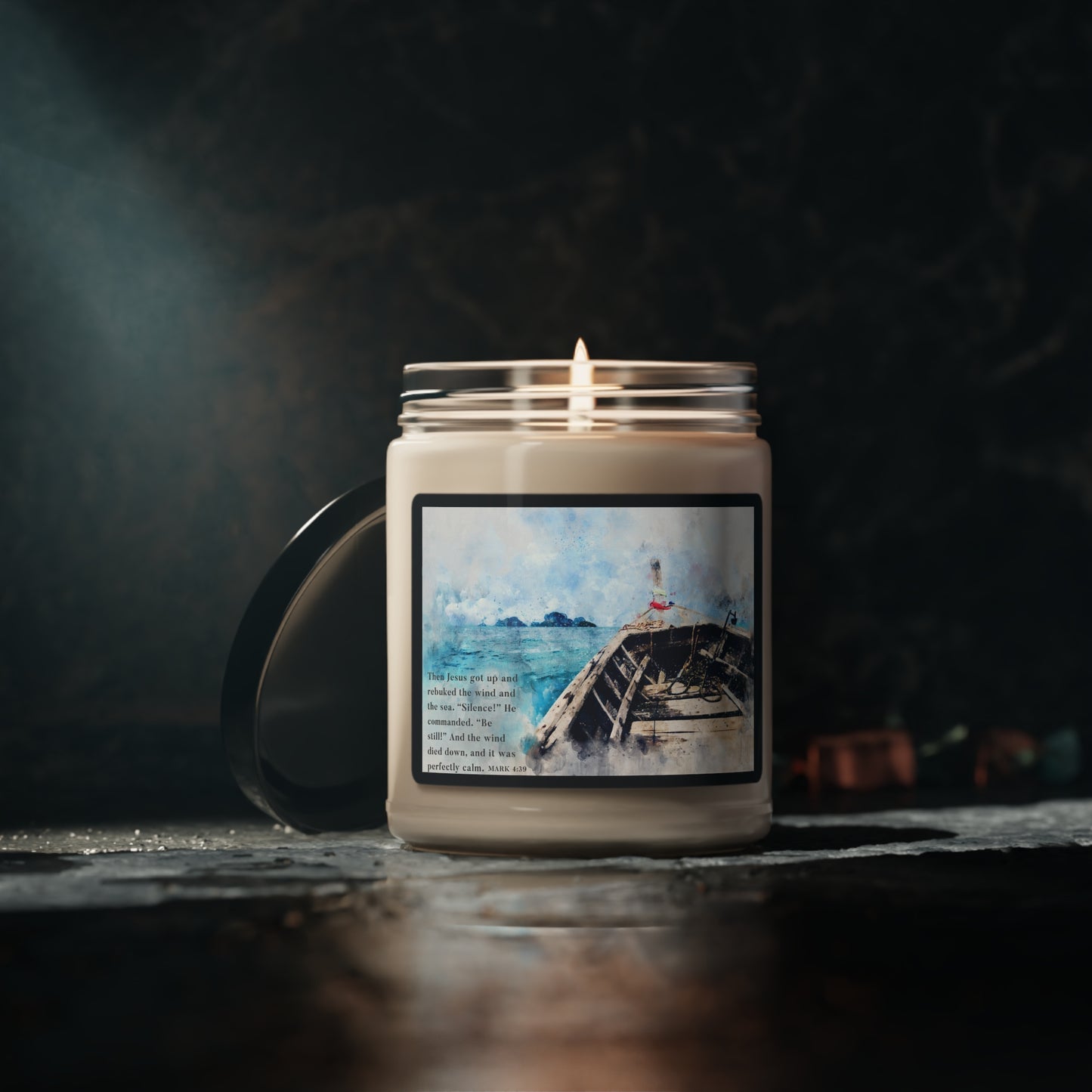 The Wind and The Sea Aromatherapy Sea Salt Soy Candle, 9oz